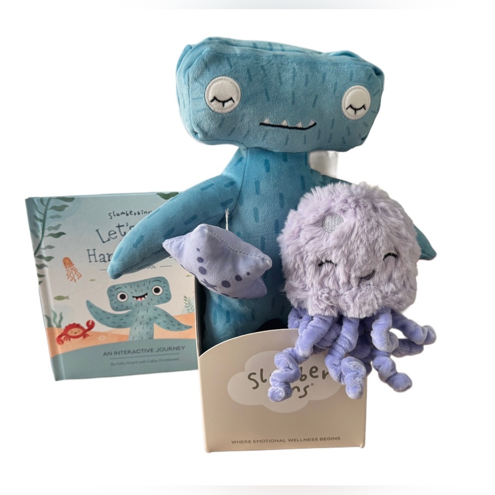 Slumberkins Blue and Purple Emotional Wellness Plush Set